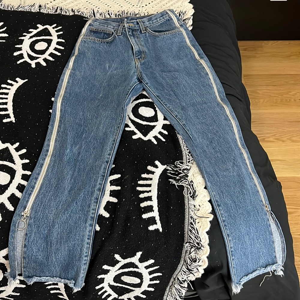 Zipper jeans